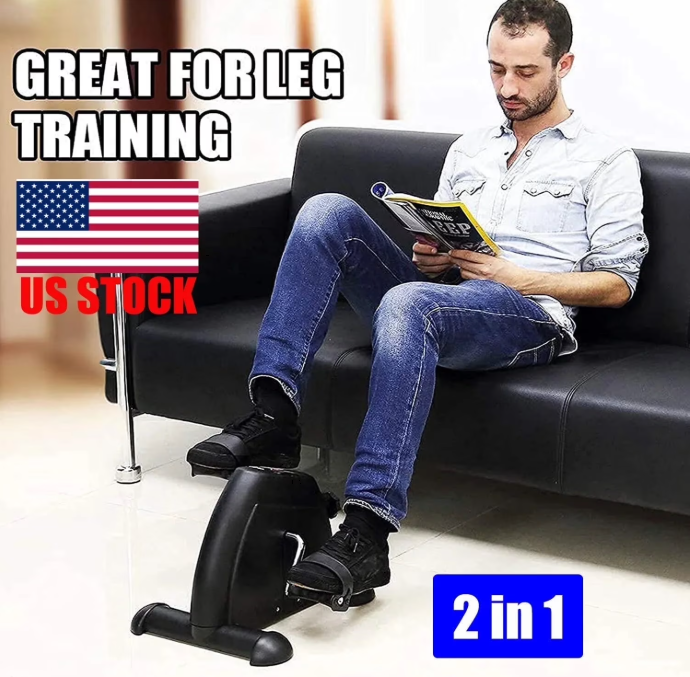 Feirrmimo Multi-Function Mini Digital Under Desk Bike Stepper Foot Pedal Exerciser,pedal exerciser for senior