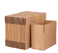 100 Pack - 8x6x4 Inch Corrugated Cardboard Boxes (20x15x10cm) for Shipping & Storage - Yellow
