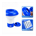 Mini Floating Pool Chlorine Dispenser,Chlorine/Bromine Tablet Floater for Spa,Hot Tub &,Fountain,Inflatable & Above-Ground Pools