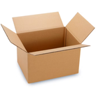 100 Pack - 8x6x4 Inch Corrugated Cardboard Boxes (20x15x10cm) for Shipping & Storage - Yellow