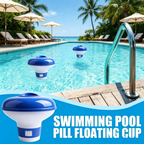 Mini Floating Pool Chlorine Dispenser,Chlorine/Bromine Tablet Floater for Spa,Hot Tub &,Fountain,Inflatable & Above-Ground Pools