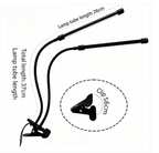 Full Spectrum LED Grow Light for Indoor Plants,full-spectrum supplemental lights, 5 Dimming Levels, 3/9/12H Auto On Off Timing Clip Plant Lamp