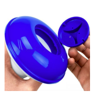 Mini Floating Pool Chlorine Dispenser,Chlorine/Bromine Tablet Floater for Spa,Hot Tub &,Fountain,Inflatable & Above-Ground Pools