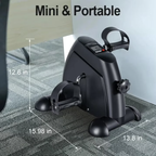 Feirrmimo Multi-Function Mini Digital Under Desk Bike Stepper Foot Pedal Exerciser,pedal exerciser for senior