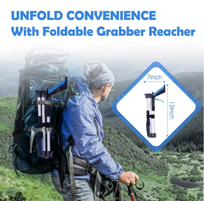 2Pack 43inch Grabber reach tool,claw grabber reach tool,grab tool to reach thing,Grabber reaching tool hand reacher grabber trash pick up claw for elderly