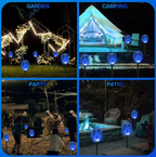 landscape lighting,Flame solar light,Flicker Solar light 4 pack Waterproof Solar Pathway Lights for Garden Lawn Patio Yard Outdoor