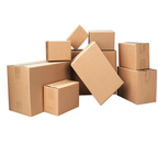 100 Pack - 8x6x4 Inch Corrugated Cardboard Boxes (20x15x10cm) for Shipping & Storage - Yellow