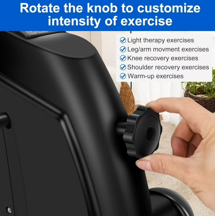 Feirrmimo Multi-Function Mini Digital Under Desk Bike Stepper Foot Pedal Exerciser,pedal exerciser for senior