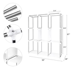 Portable wardrobe closet,portable closet For home bedroom adult wardrobe clothing rack shelf dustproof Non-woven fabric